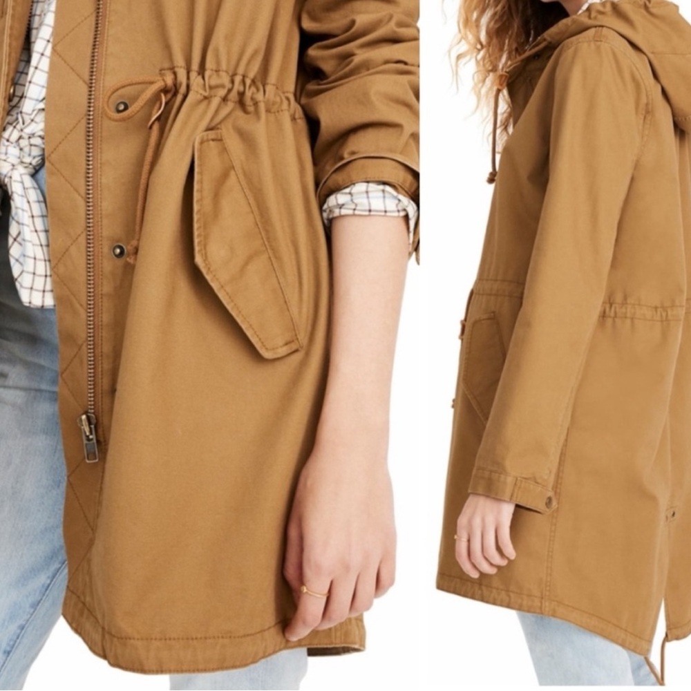 Madewell Tan Rain Jacket for Women